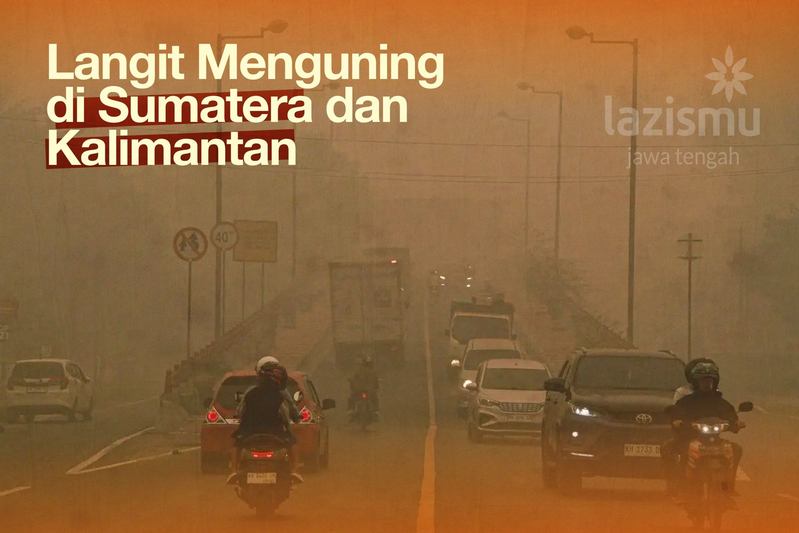 Langit Menguning di Sumatera dan Kalimantan
