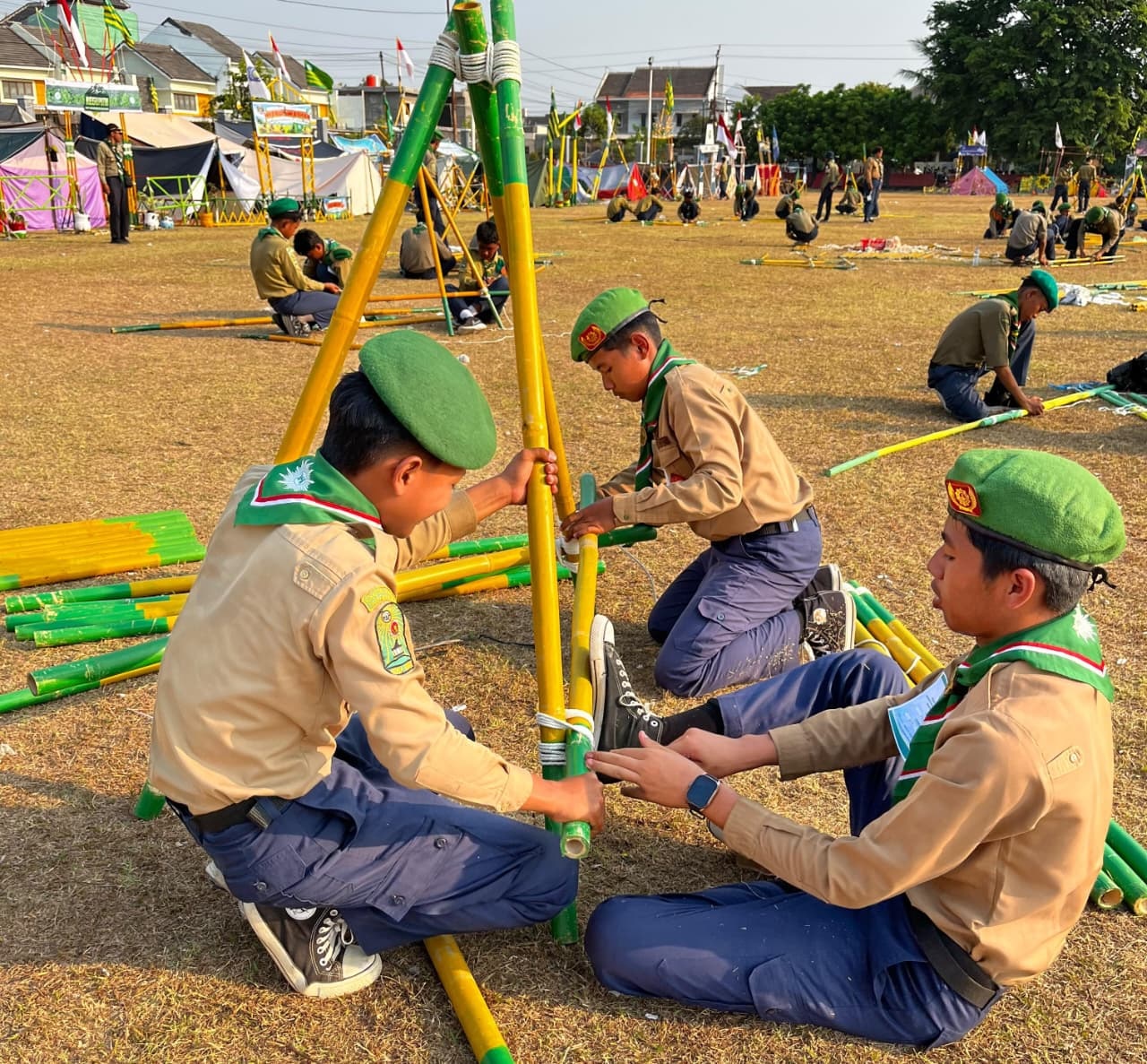 SMP Ahmad Dahlan Juara Umum Pandu Pengenal Hizbul Wathan Tingkat Kabupaten Sukoharjo 2026