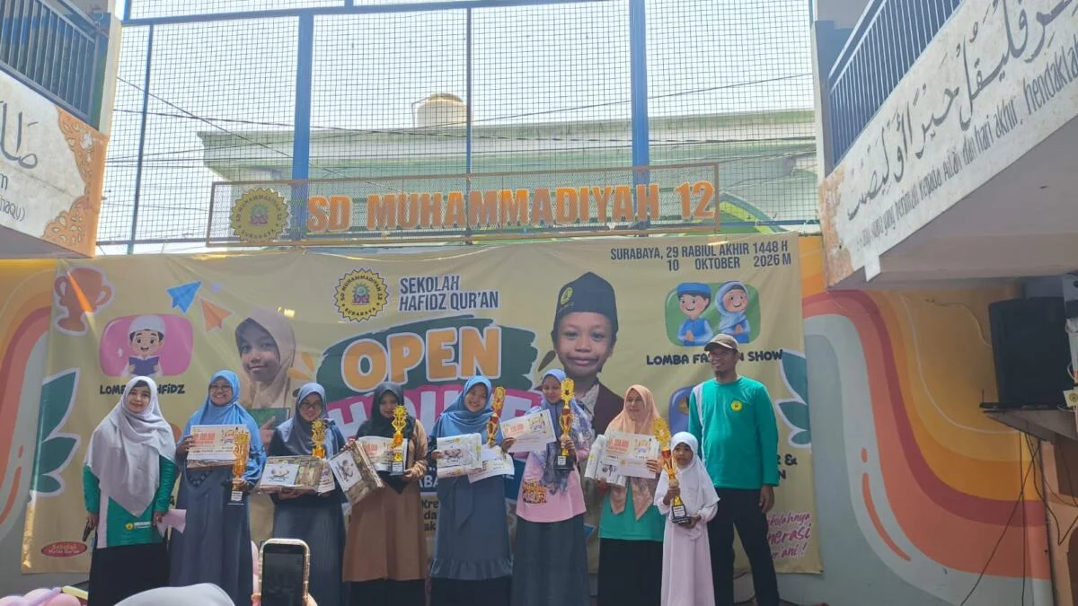 Tim Tahfidz TK ABA 04 Surabaya Raih Juara 2 di Open House SD Dubes