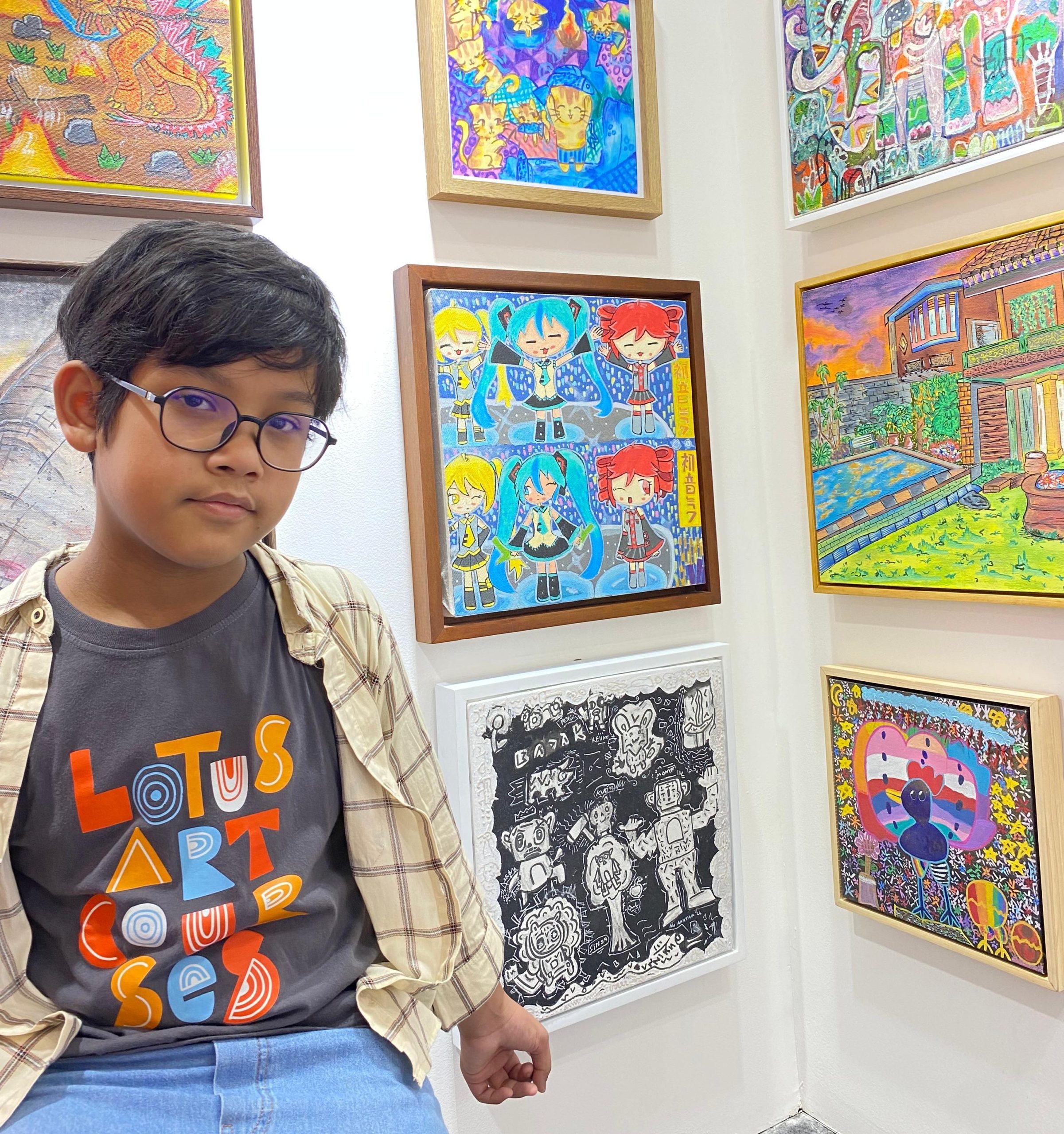 Keren! Lukisan Akhtar, Siswa Mudipat Laku Terjual di Art Jakarta 2026