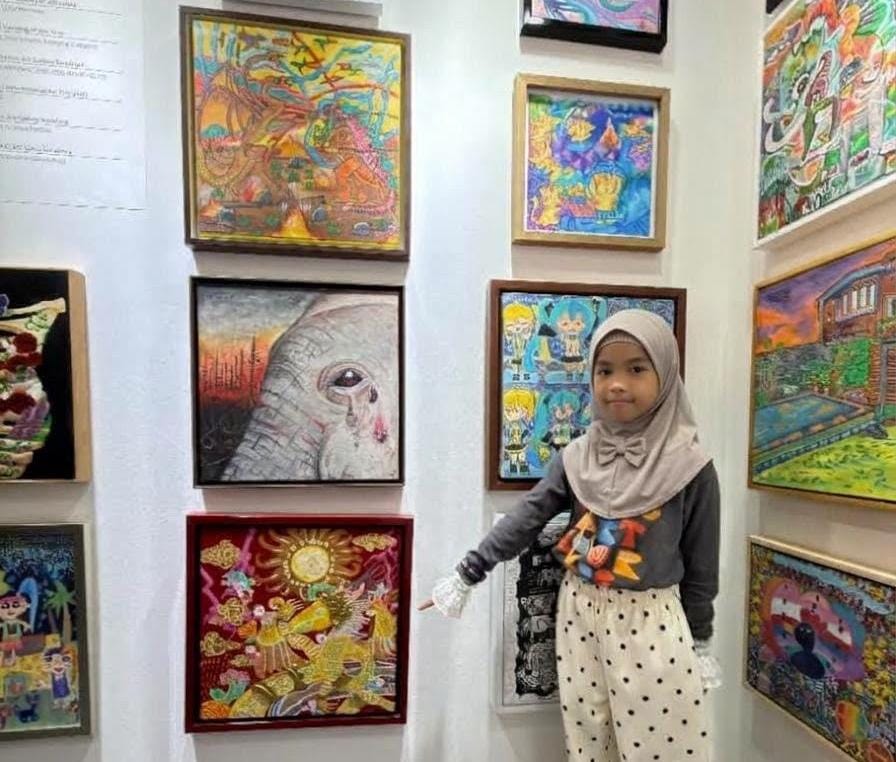 Hebat! Karya Adzkia, Siswa Mudipat Lolos Kurasi dan Tampil di Art Jakarta 2026