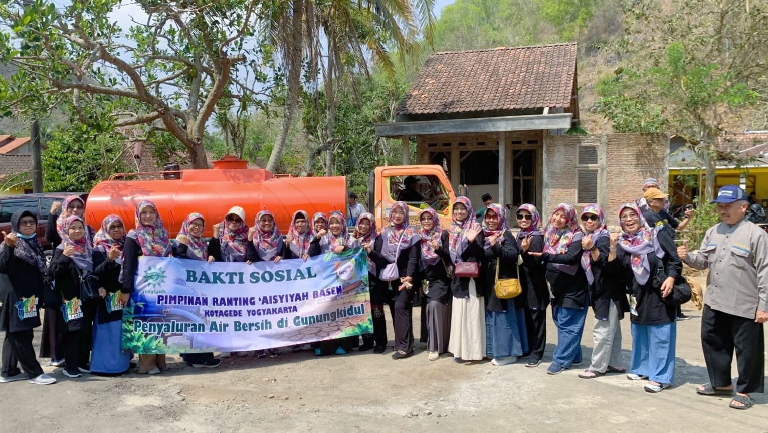 49 Tangki Air Bersih untuk Warga Rongkop: Wujud Kepedulian Aisyiyah Basen