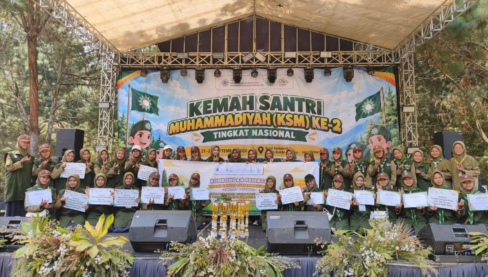 Ponpes Ummul Mukminin Aisyiyah Sulsel Raih Medali Terbanyak dalam KSMN 2026