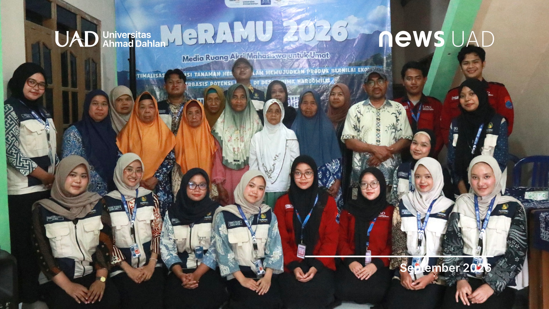 Tim MeRAMU UAD Kenalkan Manfaat Empon-Empon Sebagai Obat Herbal
