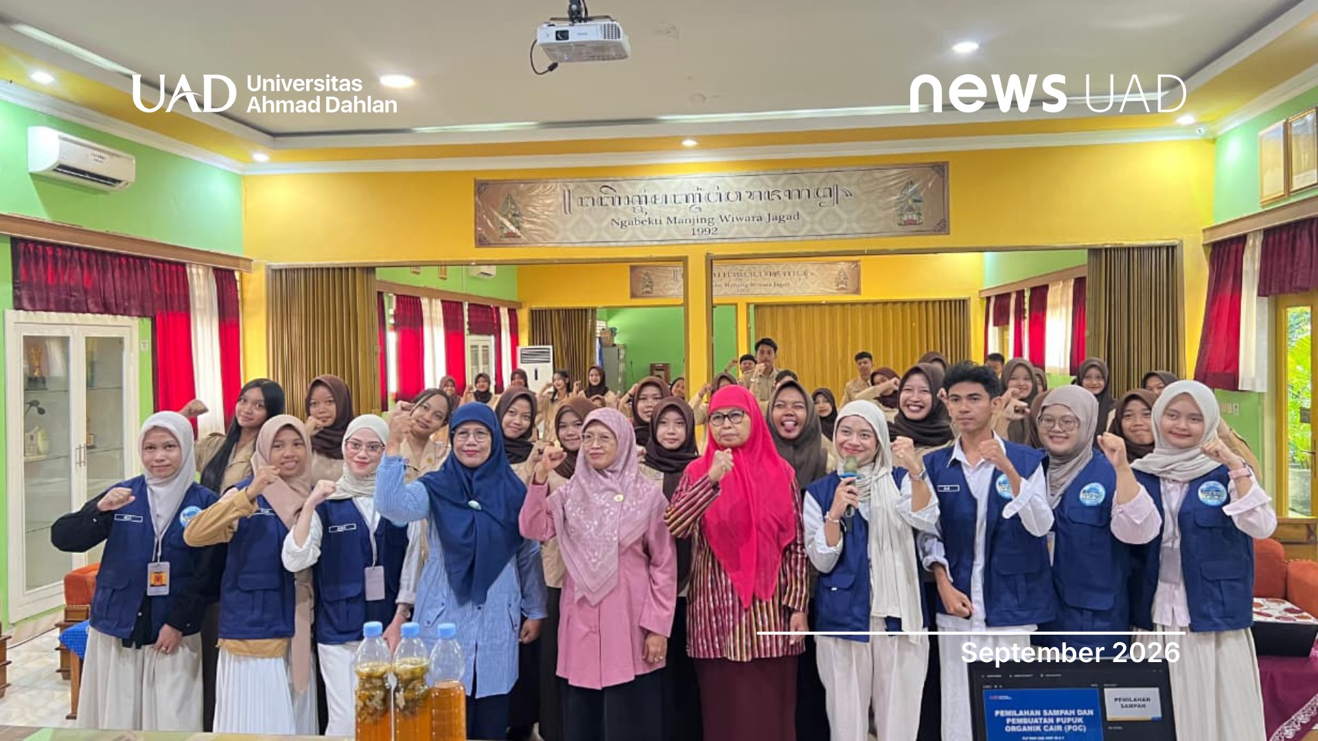 Mahasiswa PLP-KKN UAD Edukasi Pengelolaan Sampah di SMAN 1 Piyungan