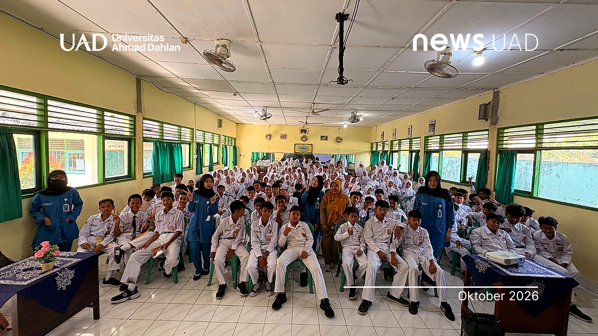 Mahasiswa Gizi UAD Gelar Program GENZI di SMPN 3 Berbah