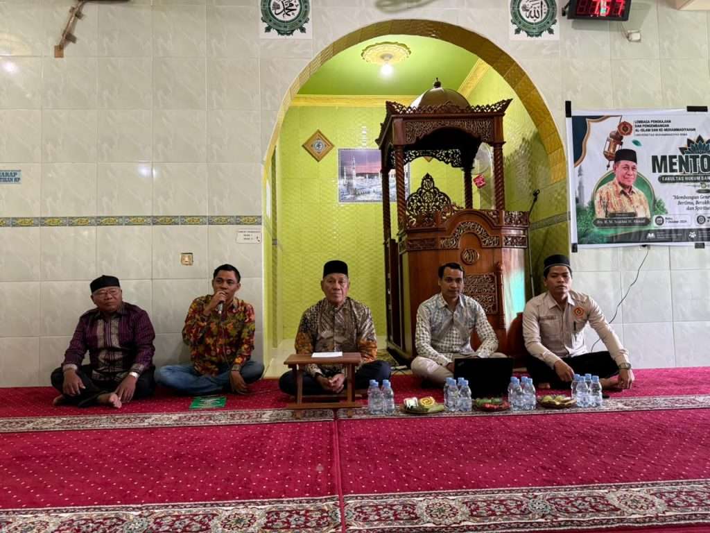 Mentoring AIK Fakultas Hukum dan Ekonomi UM Bima Fokus Perkuat Intelektualitas, Akhlak, dan Spiritualitas Mahasiswa