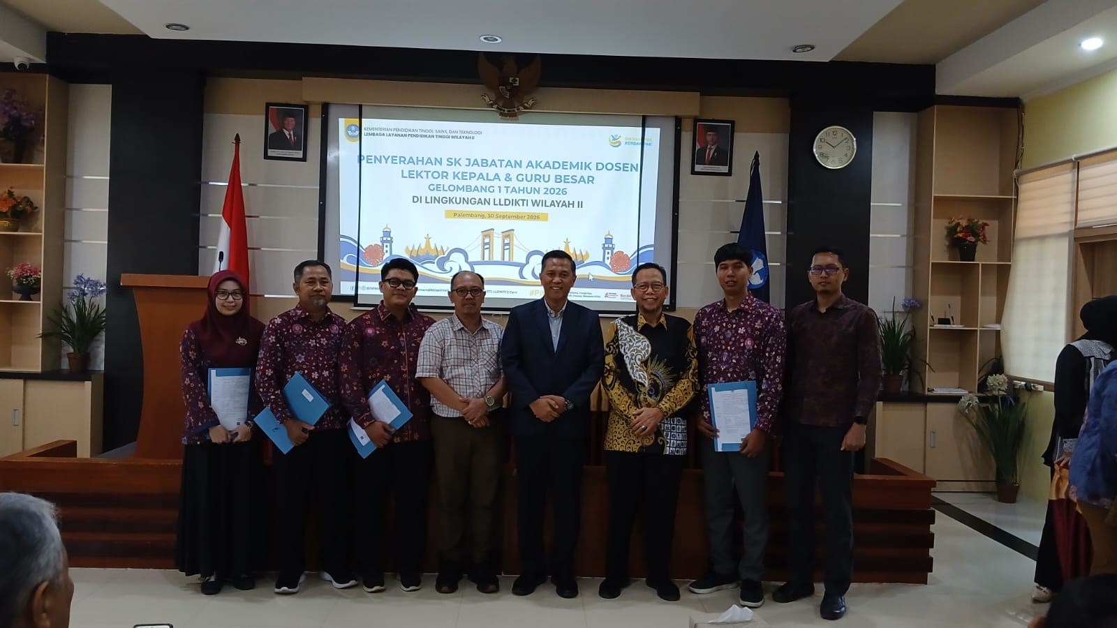 Perkuat Kualitas Akademik, 4 Dosen Universitas Muhammadiyah Palembang Terima SK Kenaikan Fungsional Lektor Kepala