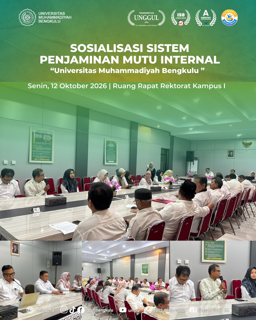 SPMI 5.0 Jadi Langkah UMB Tingkatkan Kualitas dan Akuntabilitas Perguruan Tinggi