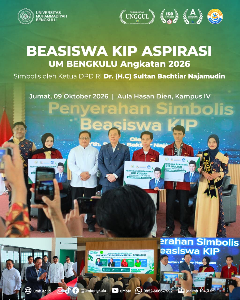 UMB Jadi Tuan Rumah Green Champions 2026 Campus Roadshow, Dorong Mahasiswa Wujudkan Inovasi Hijau Berdampak