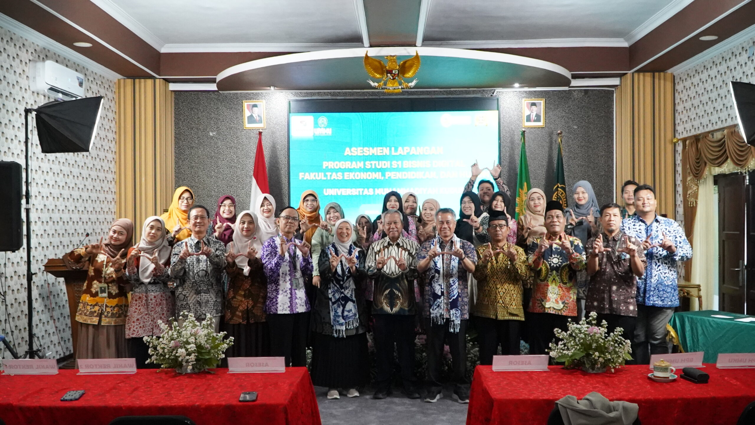 Prodi S1 Bisnis Digital UMKU Jalani Asesmen Lapangan, Optimis Raih Akreditasi Unggul