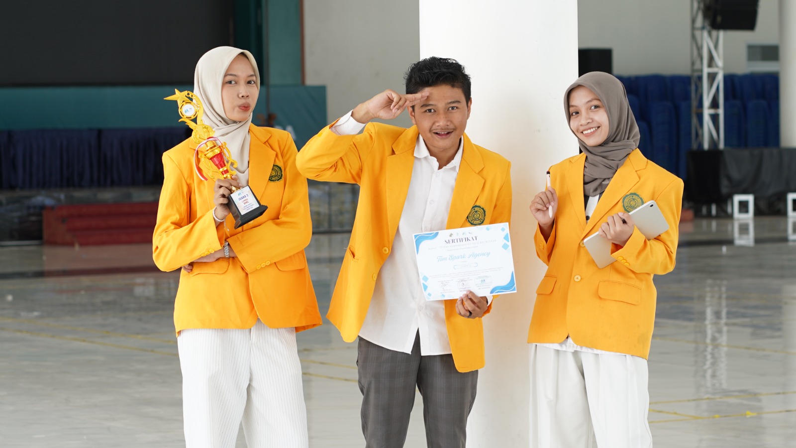 Gagas Ide Jasa Informasi Loker Mahasiswa, Tim Spark Agency UMKU Sabet Juara 2 KOPMA Expo 2026
