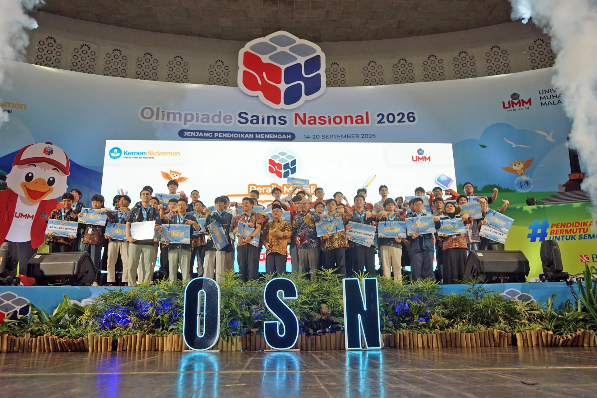 OSN 2026 di UMM, Mendikdasmen Tegaskan Juara Nasional Disiapkan ke Ajang Internasional