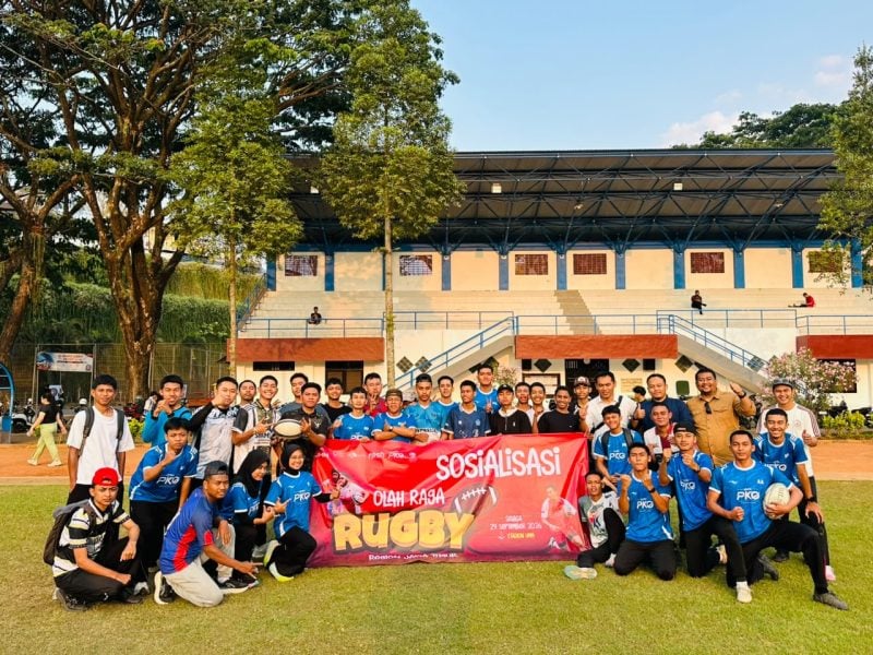 PKO UMM Gandeng Pengprov Rugby Jatim Sosialisasikan Olahraga Rugby kepada Pelajar Kota Malang