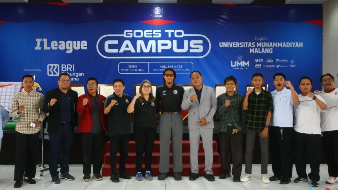 I.League Goes to Campus di UMM: Bongkar Peluang Karier Sepak Bola, dari Analis Data hingga Operasional VAR