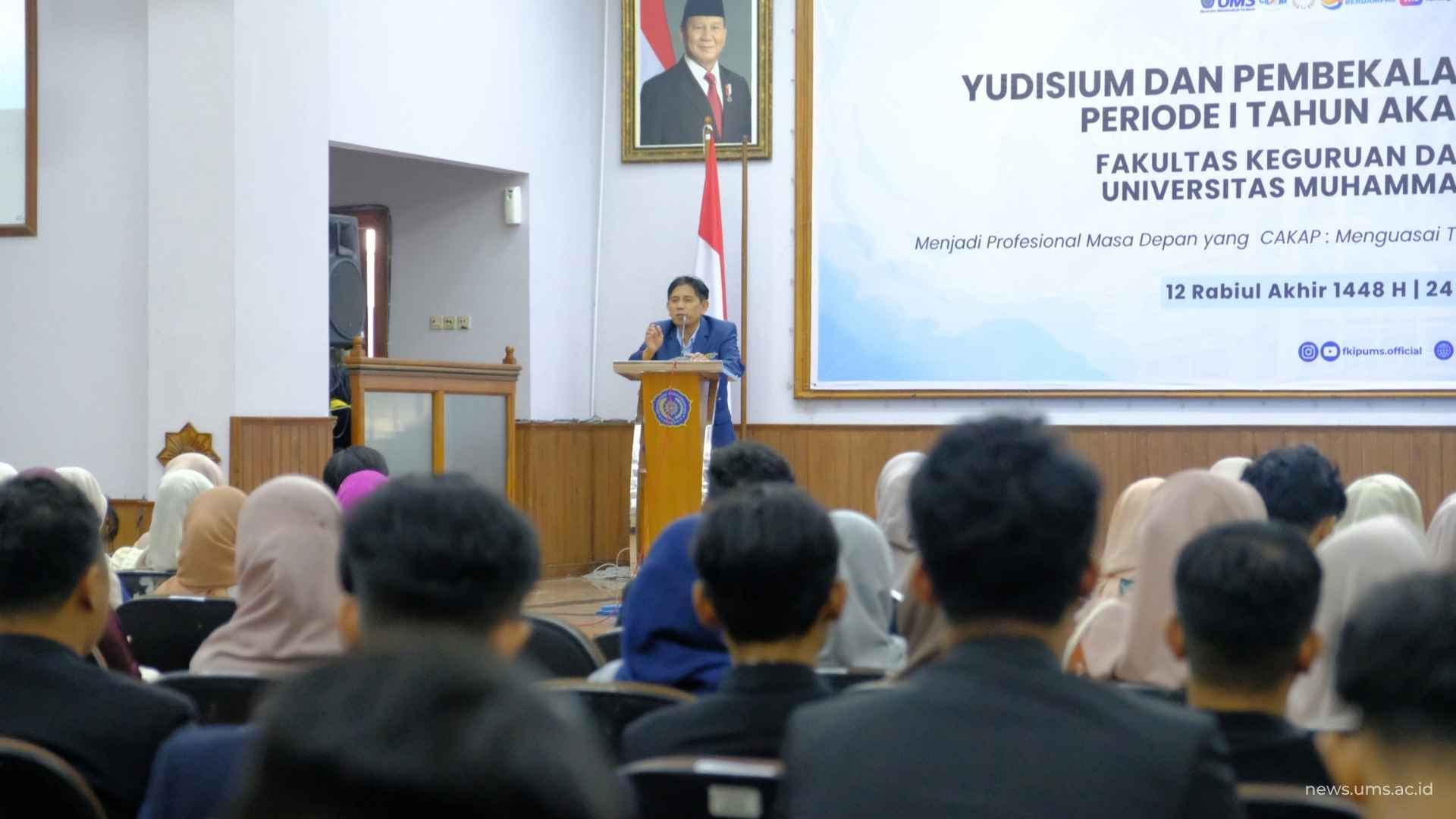 Sambutan Wakil Rektor IV UMS, Prof. Dr. Em Sutrisna, M. Kes