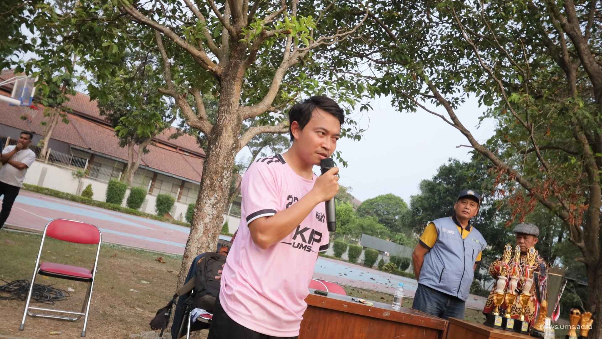 PIC Pertandingan Sepak Bola UMS, Dias Aziz Pramudita, S. Pd., M. Cs.