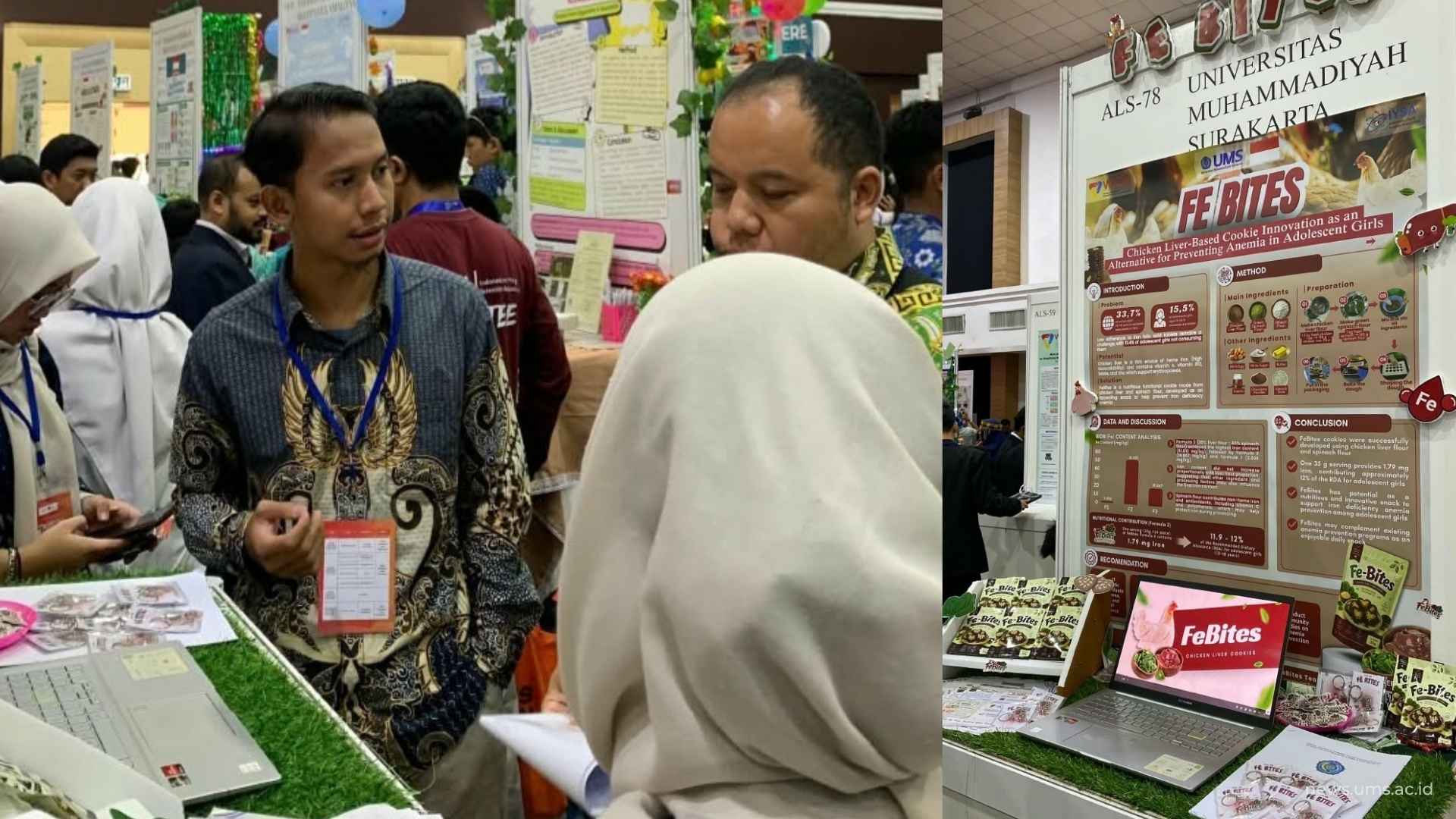 Inovasi Crispy Cookies Berbasis Hati Ayam Antarkan Mahasiswa UMS Raih Silver Medal WICE 2026 di Malaysia