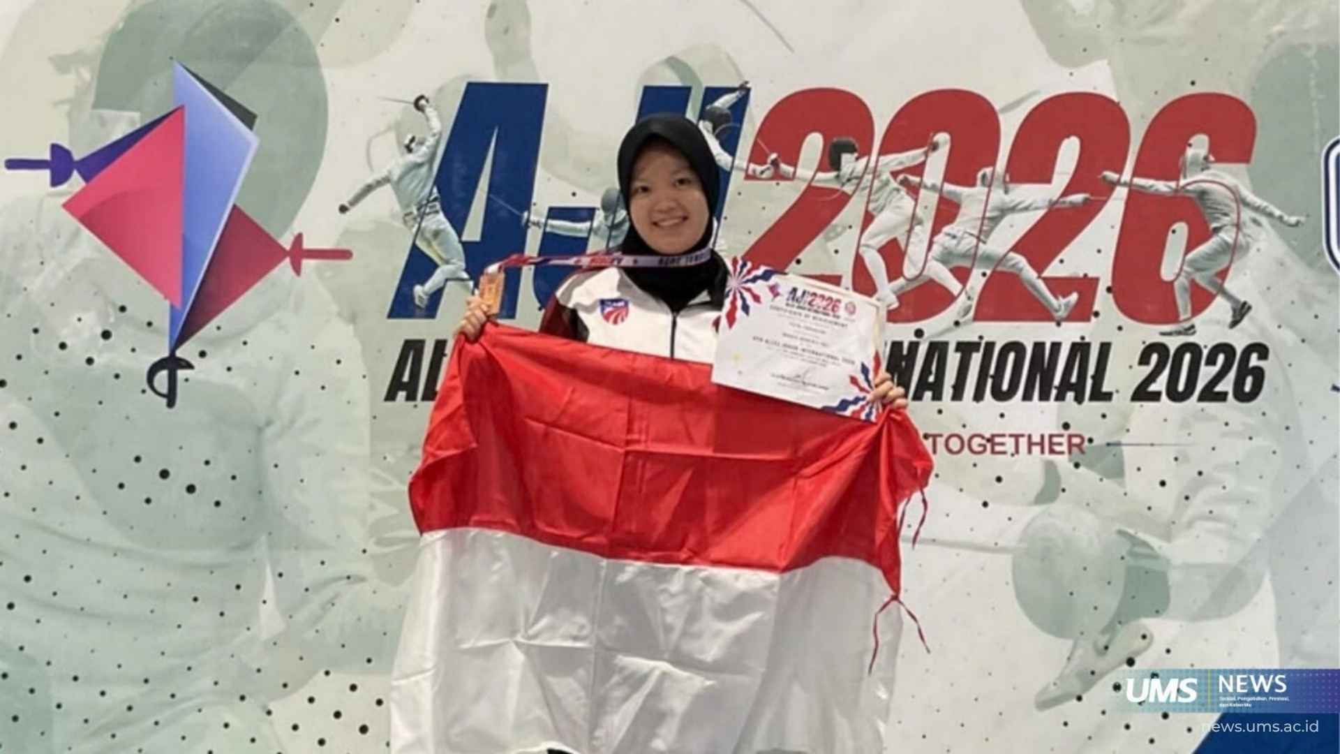 Mahasiswi PTI UMS Ukir Prestasi Internasional dalam ajang 4th Allez Johor Internasional 2026