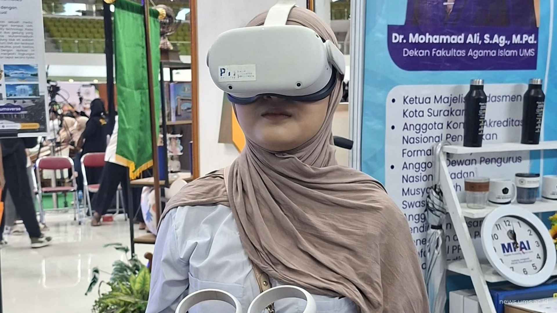 Penggunaan VR di Stand UMS