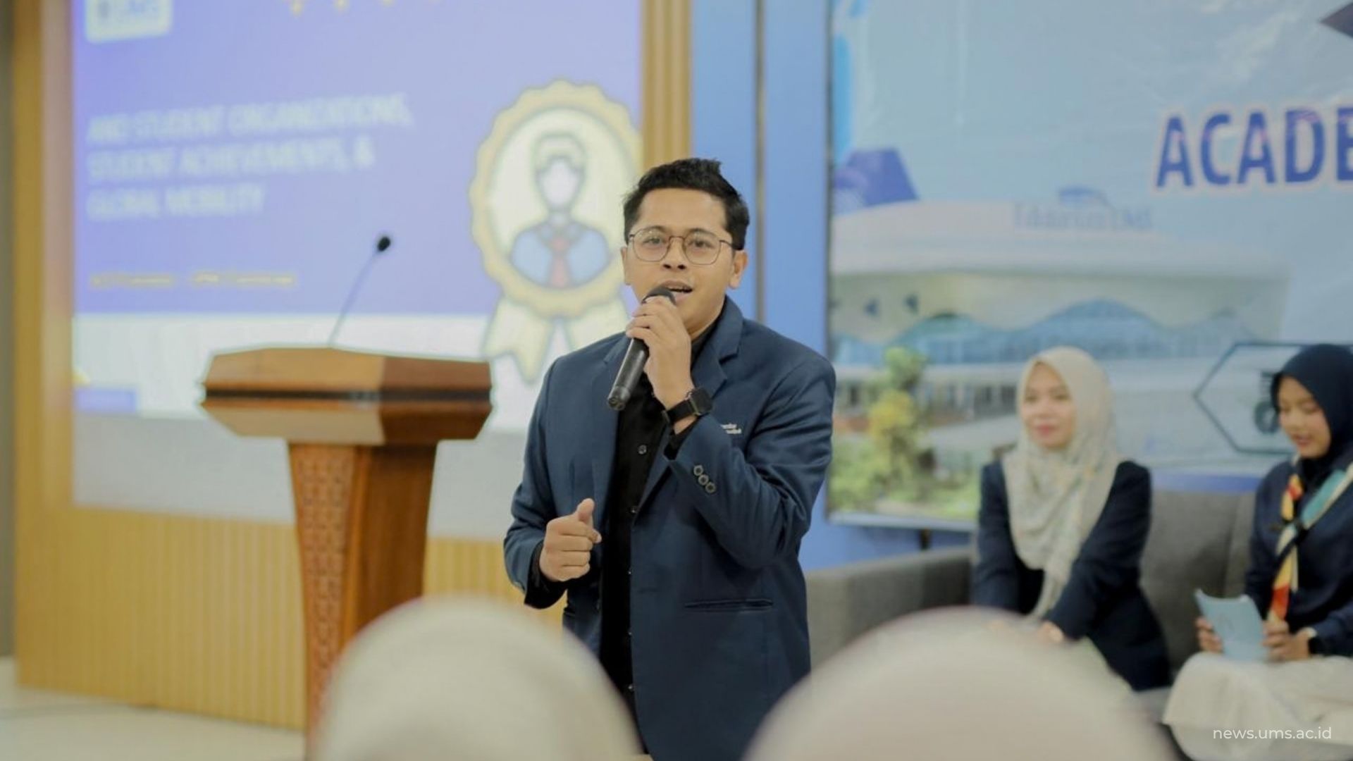 Unit Penjaminan Mutu (UPM) Prodi Fisioterapi UMS sekaligus PIC acara, Arif Pristianto, Ftr., M. Fis.