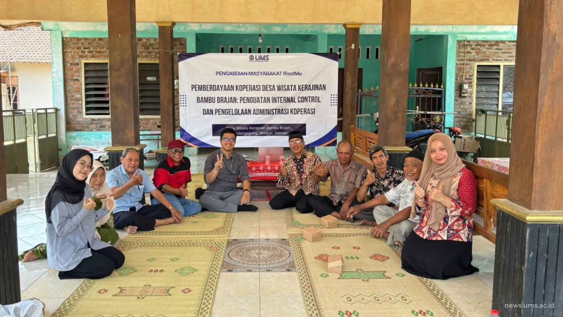 Dosen Akuntansi UMS Perkuat Pengendalian Internal Koperasi Desa Wisata Bambu Brajan