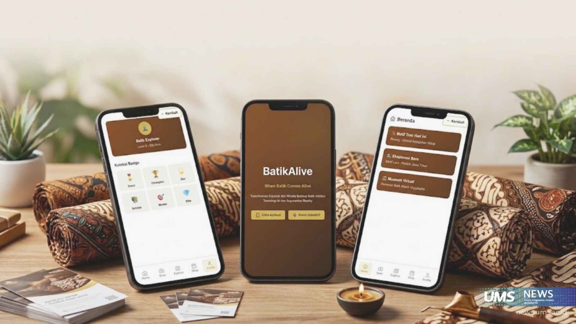 BATIKALIVE, Inovasi Mahasiswa UMS Raih Tiga Penghargaan Nasional