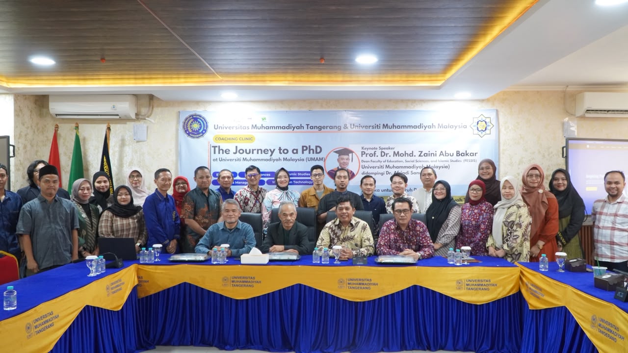 UM Tangerang-UMAM Gelar Coaching Clinic PhD, Dorong Dosen Tingkatkan Kualifikasi Akademik