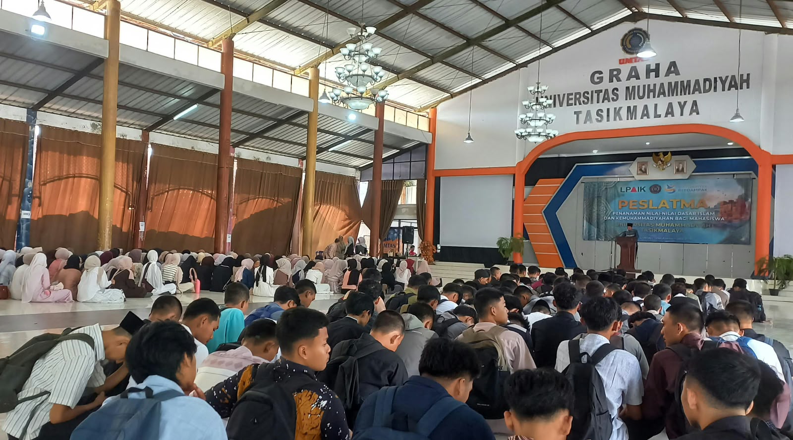 UMTAS Bekali Mahasiswa Baru dengan Nilai Al-Islam Kemuhammadiyahan melalui Peslatma 2026
