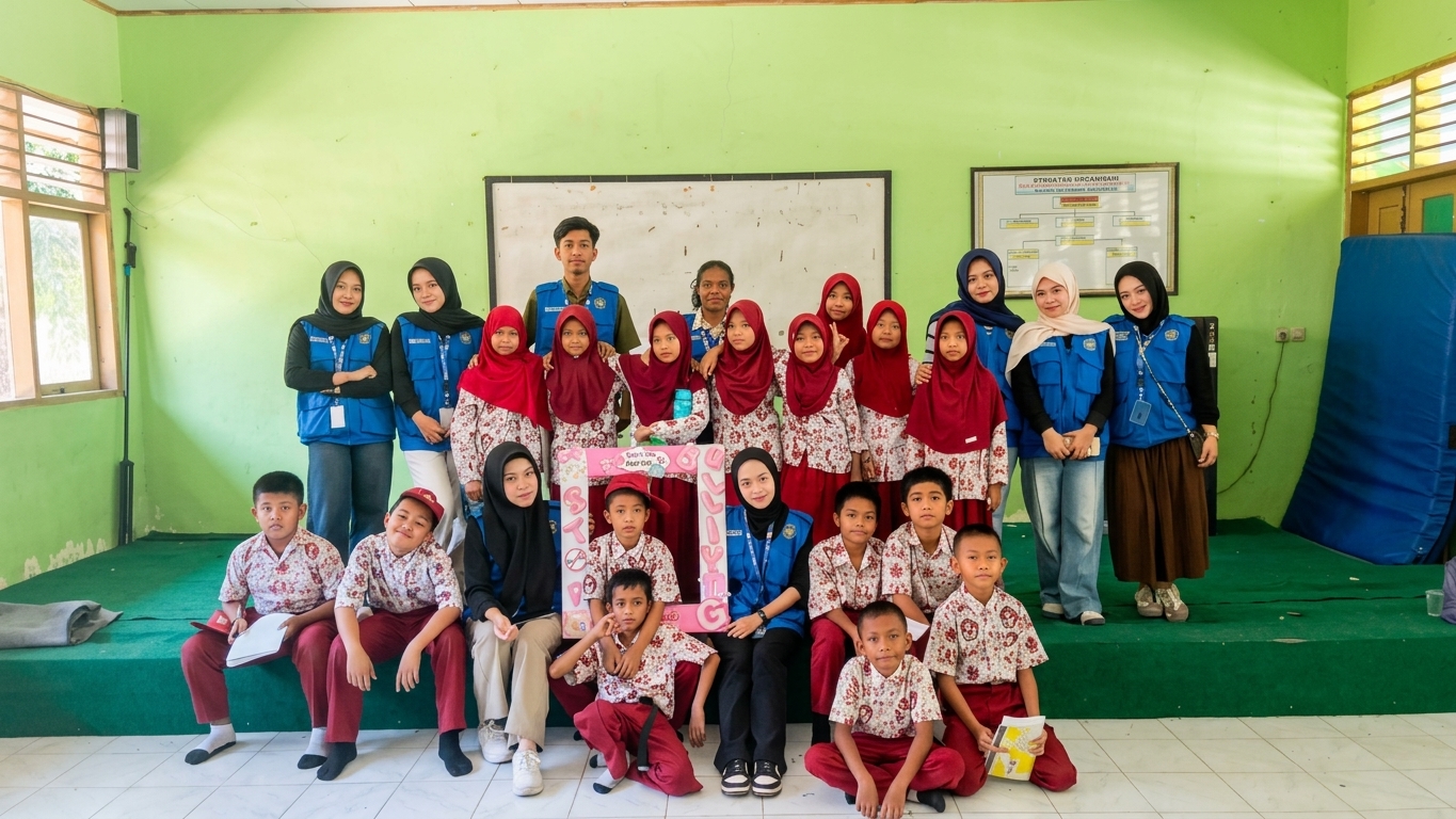 KKN-DIK Unismuh Edukasi Siswa di Enam Sekolah Barru agar Aman Berinternet