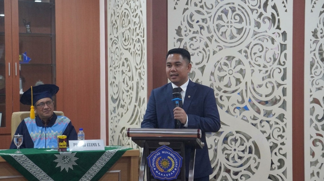 Hadiri Promosi Doktor Wakil Dekan III FAI Unismuh, Begini Pesan Wamen Dzulfikar Ahmad Tawalla
