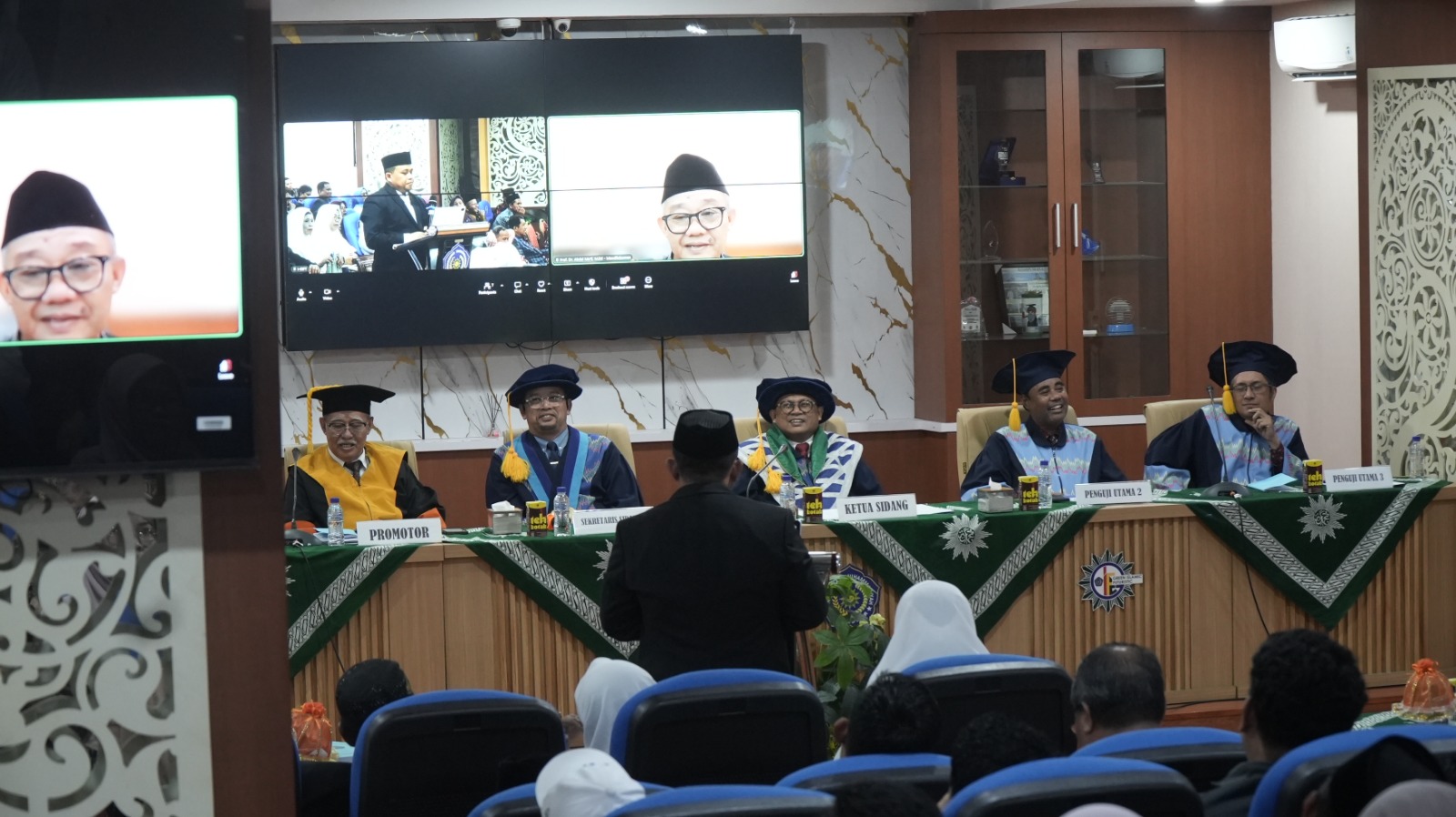 Penguji Eksternal Promosi Doktor di Unismuh Abdul Mu’ti Uji Relevansi Pemikiran Ahmad Dahlan dan Hasyim Asy’ari