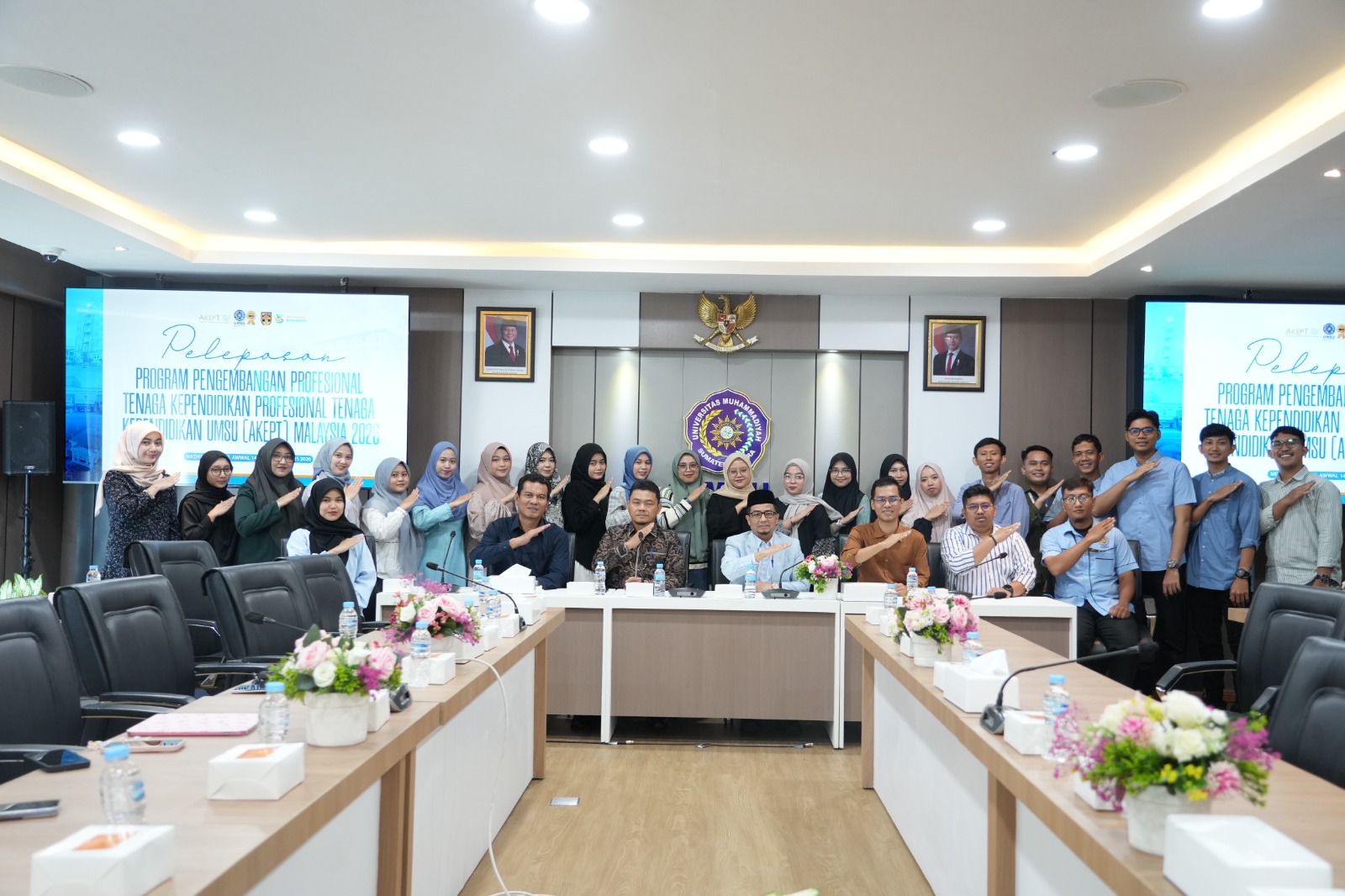 Rektor UMSU Lepas 26 Tendik Ikuti Pelatihan Kepemimpinan di AKEPT Malaysia