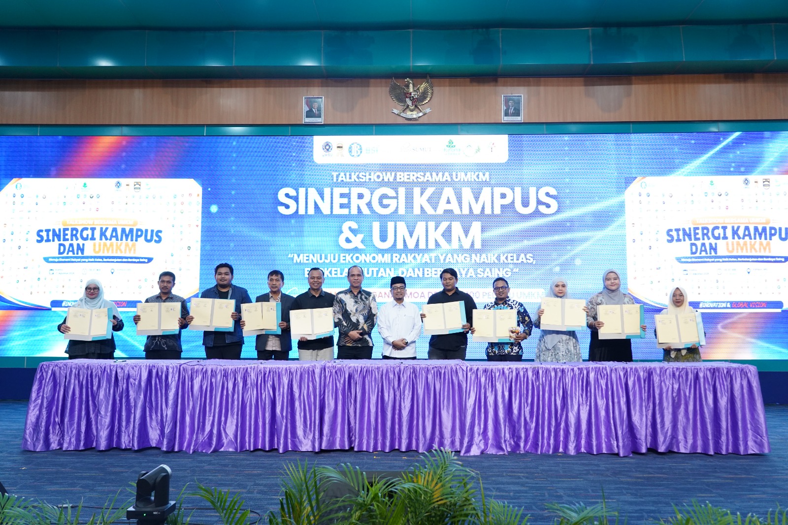 FEB UMSU Teken Kerja Sama dengan 100 Pelaku UMKM  Rektor Siap Dampingi