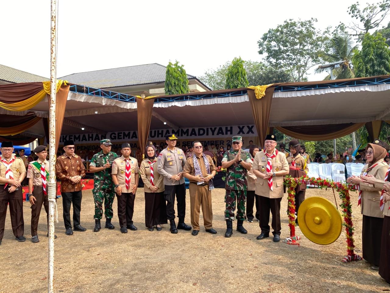 Semangat Persaudaraan Pramuka Penegak Menggema di PGM XX Universitas Muhammadiyah Palembang Tahun 2026