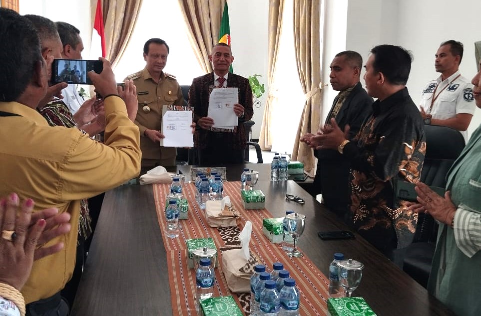 Rektor Umk dan Bupati Belu Teken Mou dan Moa